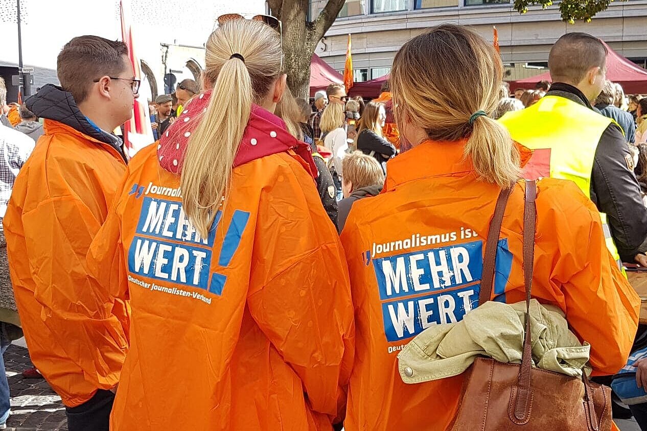  – Journalismus ist mehr Wert! Foto. Corinna Blümel